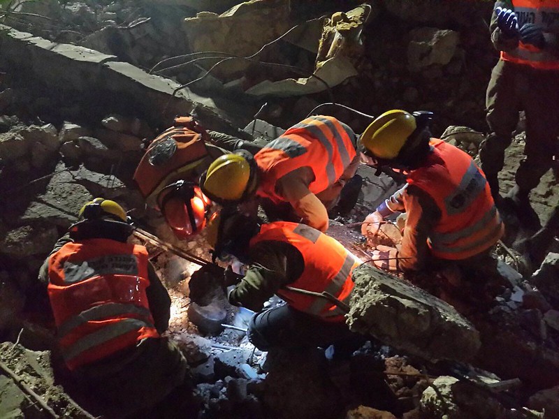 Beispielbild: Israelische Rettungskräfte bei einer Übung